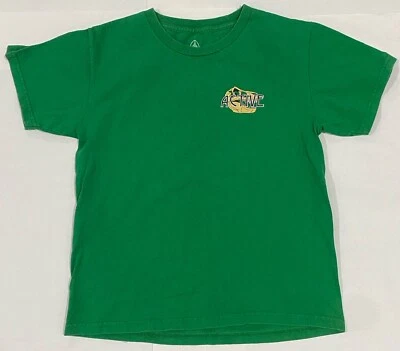 Active Boys Graphic Print Tee T-Shirt Size Small Youth Dinosaur Skull Green - Image 1 of 4