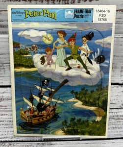 Vintage 90s Peter Pan Tray Disney Puzzle 18404-16 PZD 15765 - Picture 1 of 3
