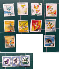 Zapdos Moltres Articun Snorlax Pokemon Shogakukan Stamp Unused Japanese