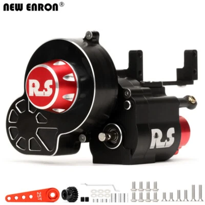 Metall Dual Speed Rückwärtsgang Getriebe Getriebe für 1/10 Axial SCX10 II III Wraith - Bild 1 von 4