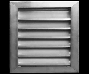 14"W x 14"H Aluminum Exterior Gable Louver Vent For Walls & Crawlspace - Weat... - Picture 1 of 9