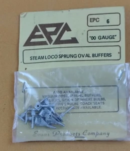 EPC No. 6 OO Gauge Steam Loco Sprung Oval Buffers - Bagged - Picture 1 of 3
