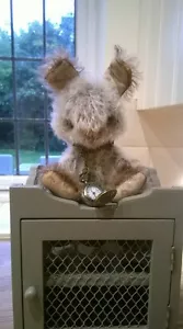 Hand Made Mohair Bear Made In England 🏴Ooak - Picture 1 of 4