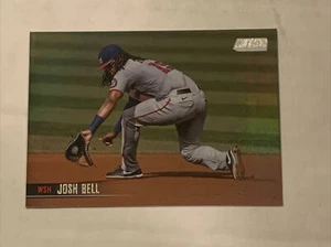 2021 Topps Stadium Club Josh Bell /25 Pearl White SSP #228 Washington Nationals - Picture 1 of 5