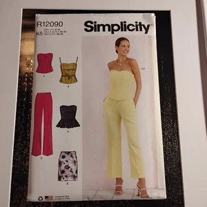 🩷🧵🪡Simplicity Muster R12090 8-16 Misses Hosenrock Korsetts 🪡🧵🩷 - Bild 1 von 4