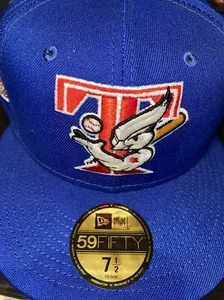 7 5/8 toronto blue jays royal blue 30th season grey bottom fitted hat - Picture 1 of 7