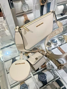 Michael Kors Small Fashion Bag Handbag Messenger Shoulder Leather Lady Crossbody - Picture 1 of 11