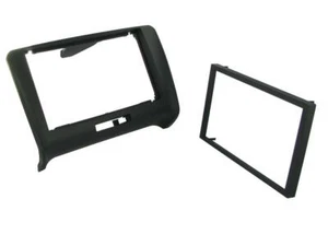 PANEL DE PLACA ENVOLVENTE MARCO DOBLE DIN NEGRO PARA AUDI TT 8J MKS 2006-2014 - Imagen 1 de 1