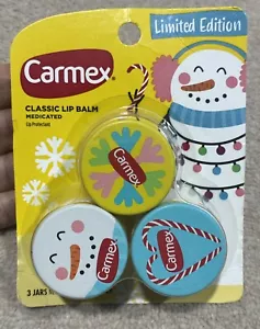Carmex Limited Edition American. Christmas 2024 Special Edition. Pack Of 3 - Picture 1 of 2