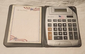 Calculator Grey BIG Display With a Nice Case With a paper holder Don't miss out - Picture 1 of 4