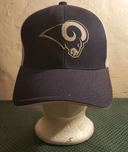 De colección Reebox Los Angeles Rams NFL Fútbol Snapback Gorra Sombrero Azul Blanco - Imagen 1 de 5