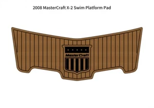 MasterCraft X-2 2008 bote plataforma de natación bote espuma EVA imitación teca cubierta piso - Imagen 1 de 24