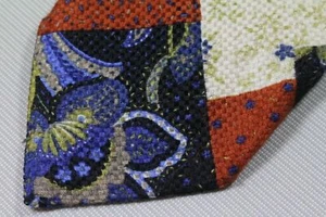 KENZO men's silk neck tie made in Italy - Picture 1 of 4