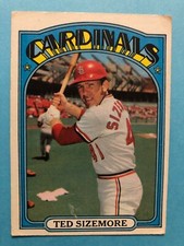 Ted Sizemore 1972 Topps Card #514 St. Louis Cardinals   