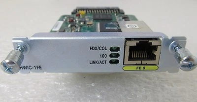 Cisco HWIC-1FE Cisco 1-Port High-Speed Fast Ethernet Module (Inc VAT) - Image 1 of 4