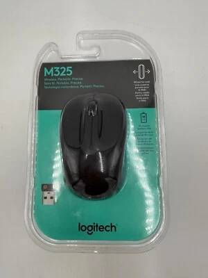 Logitech - M325 Wireless Optical Ambidextrous Mouse - Black - Image 1 of 4