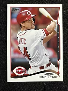 MIKE LEAKE #277 2014 Topps Baseball QTY Cincinnati Rossi - Foto 1 di 2