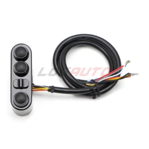 For Kawasaki Motorcycle Handlebar Controls Button Switch Start Horn 25mm Black - Picture 1 of 8