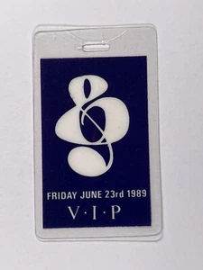 Silver Clef Awards Laminate Pass VIP George Michael Original June 23rd 1989 - Picture 1 of 12