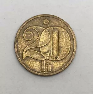 CECOSLOVACCHIA CZECHOSLOVAKI - 20 HALERU - 1972 - BB/VF - KM# 74 - Foto 1 di 2