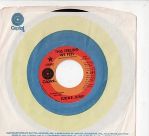 JUDAS JUMP This Feeling We Feel USA 7" PROMO VINYL POP ROCK The Herd Status Quo - Picture 1 of 1