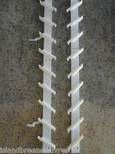 LOUVRE WINDOW FRAMES 825mm - WHITE - Picture 1 of 1
