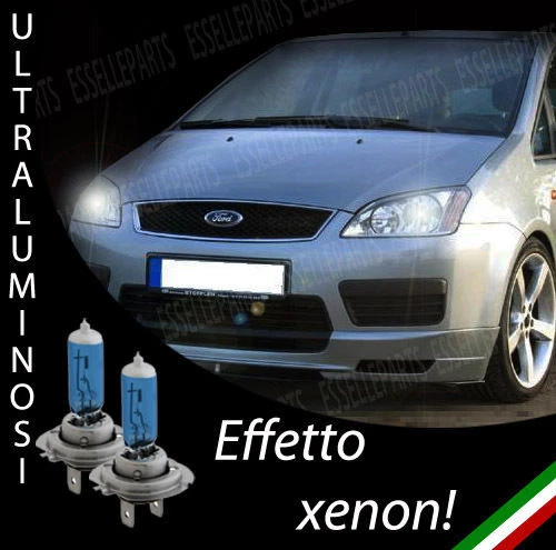 COPPIA LAMPADINE H7 SPECIFICHE PER FORD C-MAX EFFETTO XENON ULTRALUMINOSI - Immagine 1 di 1