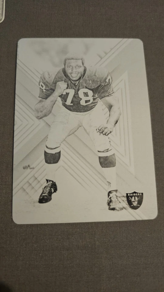 2018 Panini XR Art Shell Black Printing Plate 1/1 - Image 1 of 2