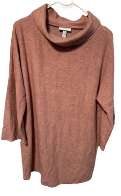 Top de maternidad Liz Lange rosa talla grande para mujer manga larga Foto 1 de 3