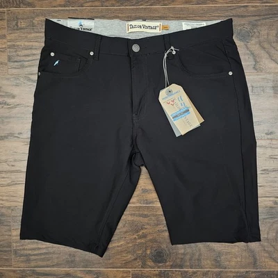 Pantalones Cortos Tailor Vintage Para Hombre 34 Performance Connecticut Calce Ajustado Negros Nuevos con Etiquetas $98 Foto 1 de 4