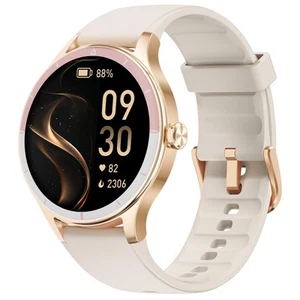 Smartwatch für Damen, Smartwatch kompatibel Android und iOS Handy, Antwort/Ma... - Bild 1 von 9