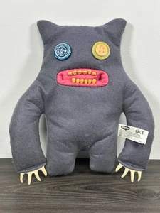 Fuggler Funny Ugly Monsters 12 Inch Clawey (Grey Felt) Plush Toy Spin Master - Picture 1 of 18