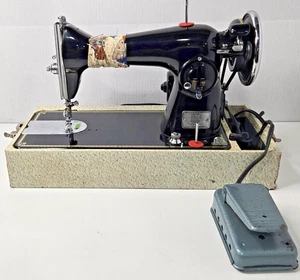 Montgomery Ward Precision Rundspule Modell 188 Vintage Nähmaschine getestet - Bild 1 von 18