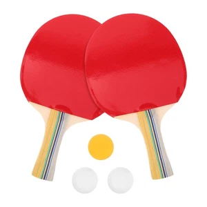  Paletas de tenis de mesa: raquetas de madera con mango largo - kit de entrenamiento - profesional - Imagen 1 de 12