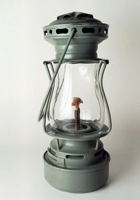 Linterna Dietz Scout original de colección 7,5" transparente H2 globo de vidrio hecho en EE. UU. Foto 1 de 4