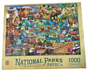 National Parks of America Jigsaw Puzzle 1000 pcs Master Pieces - Picture 1 of 1