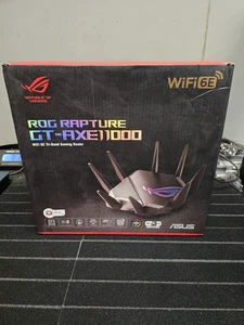 ASUS ROG Rapture GT-AXE11000 router Wi-Fi 6E [90IG06E0-MA1R1T] - Foto 1 di 11