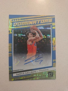 Danilo Gallinari 2020-21 Donruss Dominator Signatures Autograph Gold DS-DGL  /10 - Picture 1 of 4