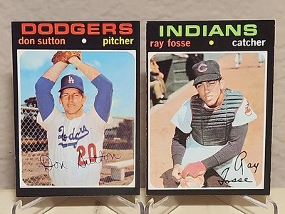 1971 Topps Baseball Partial Set/Lot 250 of 752 EX to NR-MT High Numbers No Dups - Image 1 of 4