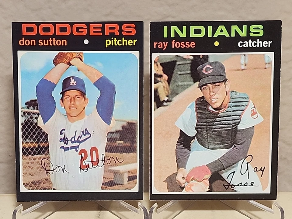 1971 Topps Baseball Partial Set/Lot 250 of 752 EX to NR-MT High Numbers No Dups - Image 1 of 4