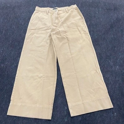 Pantalones de pierna ancha de algodón utilitario teñido con prendas de vestir EILEEN FISHER para mujer talla M Foto 1 de 4