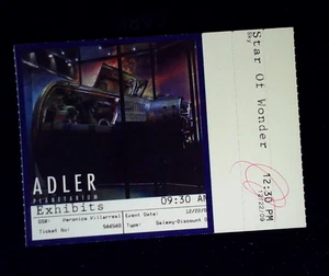 Adler Planetarium Ticket Stub Star of Wonder Ausstellung Chicago Museum AM 25.02.2009 - Bild 1 von 2