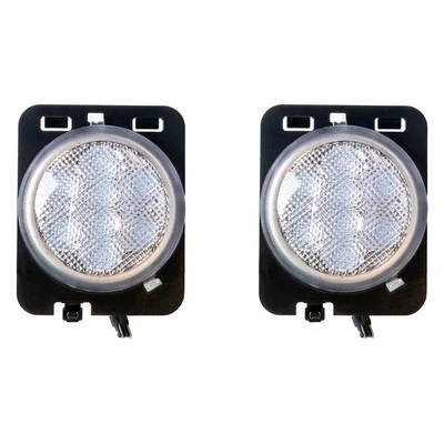 Seitenblinker LED weiß Tüv geprüft Blinker Verbreiterung Jeep Wrangler JK 07- - Bild 1 von 4