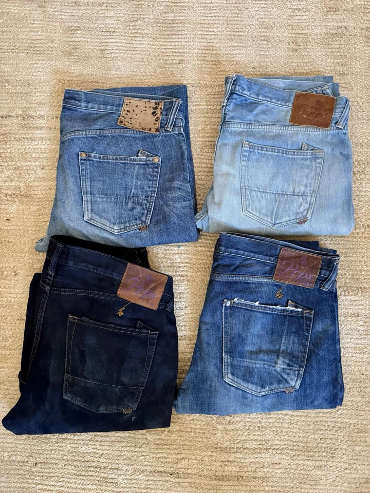 Lot Of 4 PRPS Denim Made In Japan - Image 1 of 4