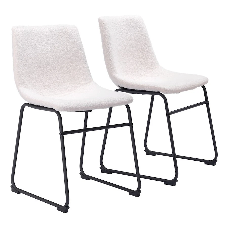 Zuo Modern Smart Dining Chair Set of 2, Ivory - 109651 - Image 1 of 1