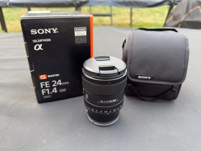 Sony FE 24mm f/1.4 GM Full-Frame Autofocus Lens for E-Mount, Black - Image 1 of 4