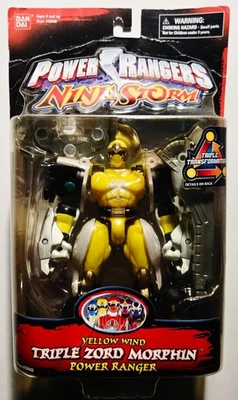 Bandai Power Rangers Ninja Storm Triple Zord Morphin 2003 de colección amarillo *NUEVO* Foto 1 de 2