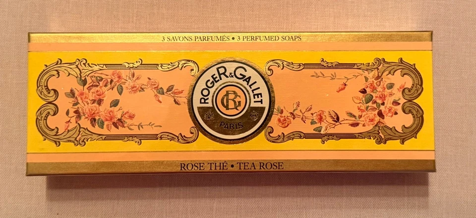 Original Roger & Gallet Seife Savon Rose Thé 3 x 90 g Neu + original verpackt - Bild 1 von 1
