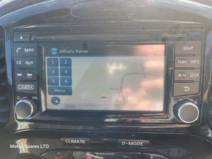 Nissan Juke F15 Stereo Sat Nav Head Unit Radio & Control 2015 - 2019 25915BV80A - Picture 1 of 5