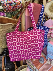 Moroccan Leather Handbag Purse Women Shoulder Bag Handmade Genuine Multicolor - Picture 1 of 19